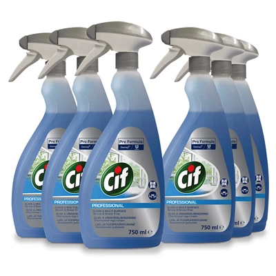 Fönsterputs CIF Prof 6x0,75L