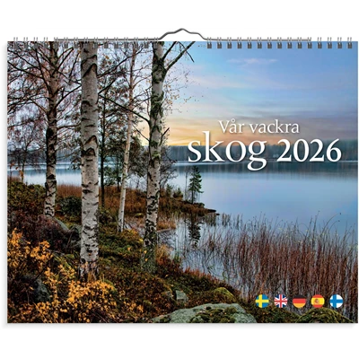 Väggkalender Vår vackra skog 2026