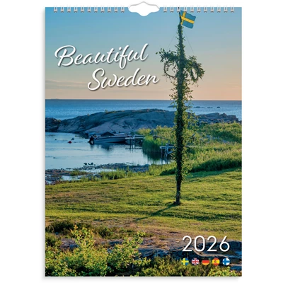 Väggkalender Beautiful Sweden 2026