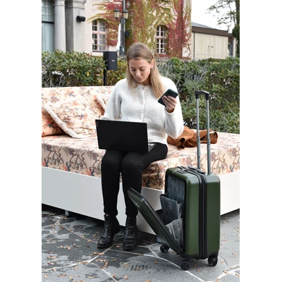 Resväska RW Travel Aluminium 20" Grön