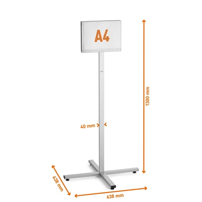 Golvskylt Info Stand Outdoor A4