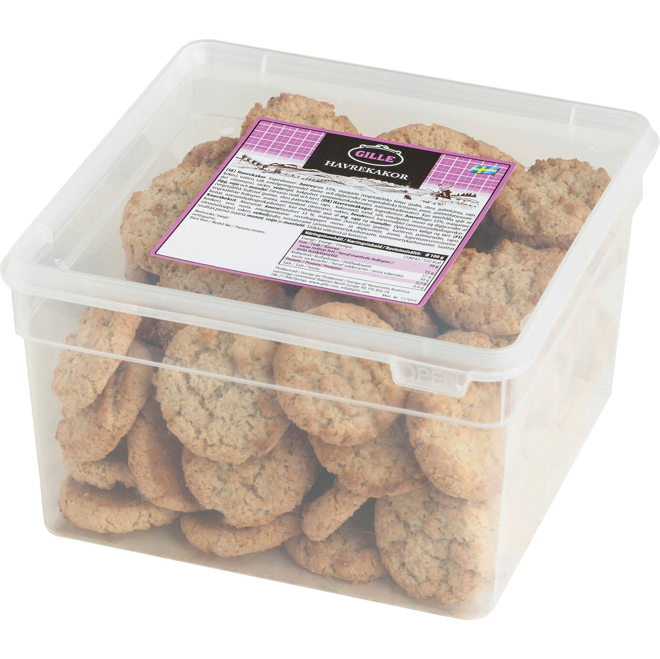 Kakor Havrekakor Burk 800g