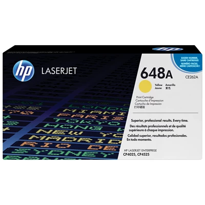 HP Color LaserJet CE262A yellow toner