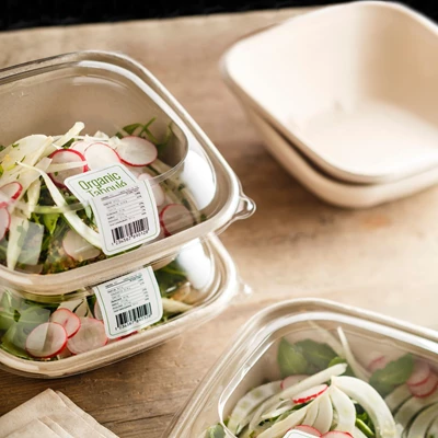 Skål Bagasse 750ml 300st "Slope"