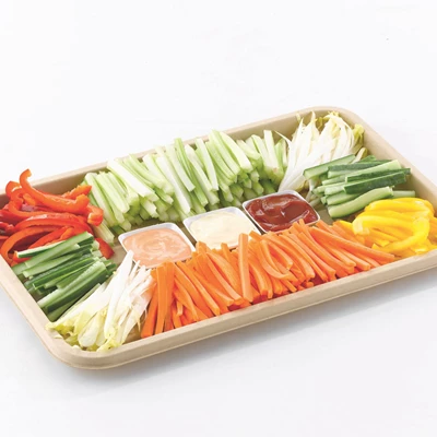 Uppläggningsfat 35x24cm Bagasse 150st/kolli