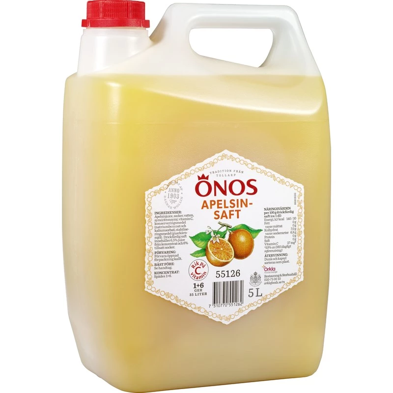 Saft Önos Apelsin 5L
