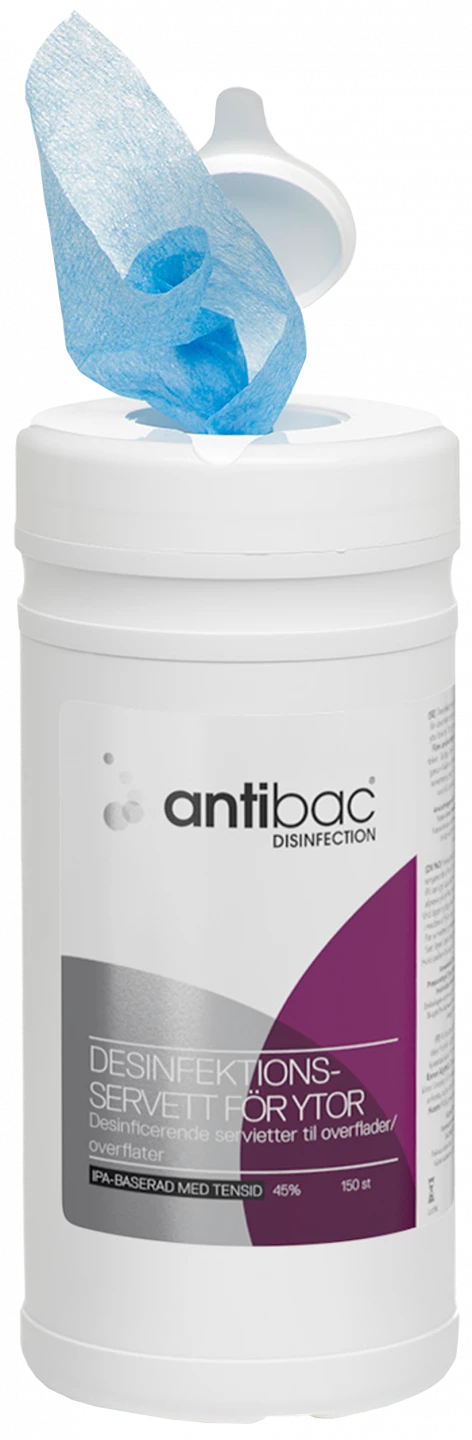 Ytdesinfektion Dax Antibac Wipes 150st/fp