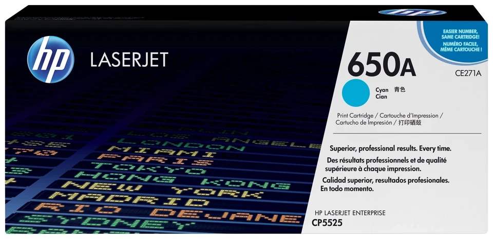 HP Color LaserJet CE271A cyan toner