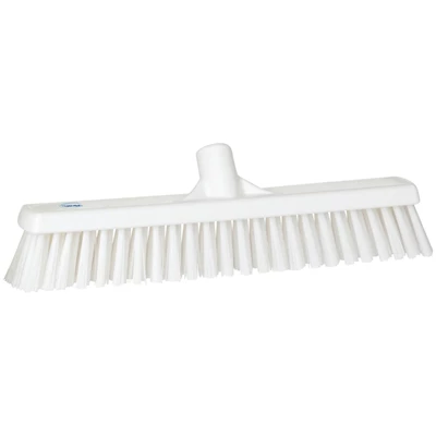 Golvborste vit mjuk/hård Vikan plast 410mm