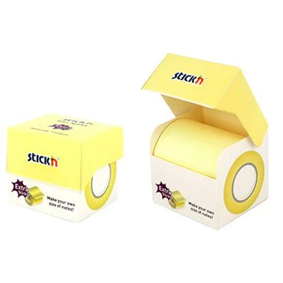 Notisrulle Extra Sticky FSC 50mm x 10m Pastellgul
