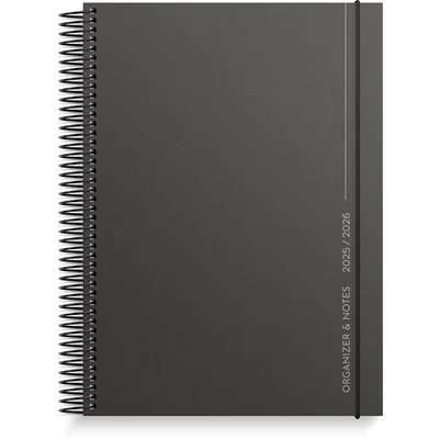 Kalender 25/26 Organizer & Notes Svart