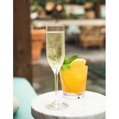Champagneglas Stripe 18cl Polykarbonat 6st/fp 