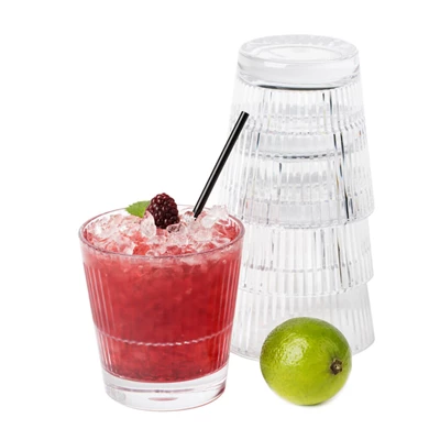 Drinkglas Stripe Rocks 35,5cl Polykarbonat 18st/fp