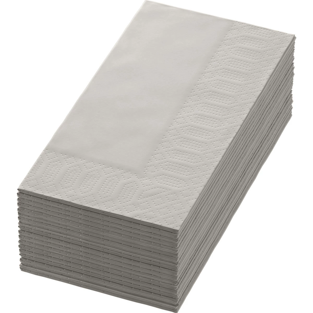 Servett 3-lags 40x40cm 1/8 Granitgrå 250/fp