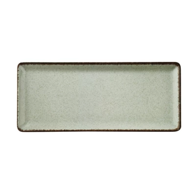 Tallrik Blocho Pearl Tan 35X15cm Grön