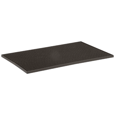 Barmatta gummi 450x300mm Svart
