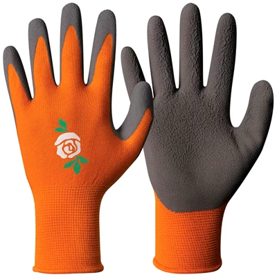 Trädgårdshandske Latex 108.0560 Orange strl 8