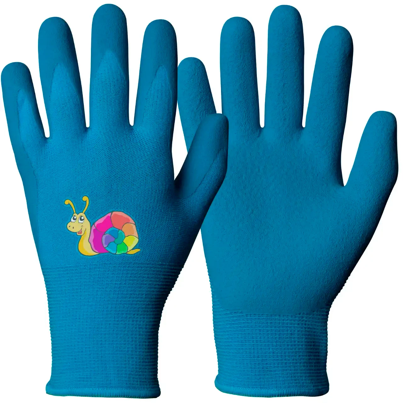 Trädgårdshandske Barn Latex 108.0113 Blå strl S