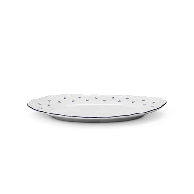 Tallrik Benedikt Verona Valbella oval 36x26cm