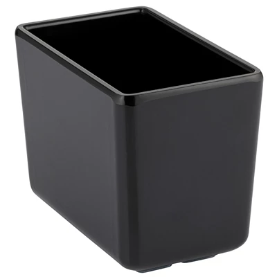 Chunky Crock 0,6L Rektangulär W/SF Melamin Svart