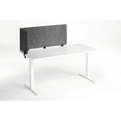 Bordsskärm Durable Effect 160 vikbar mörkgrå