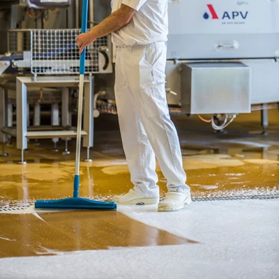 Golvraka Vikan Fast 40 cm Blå