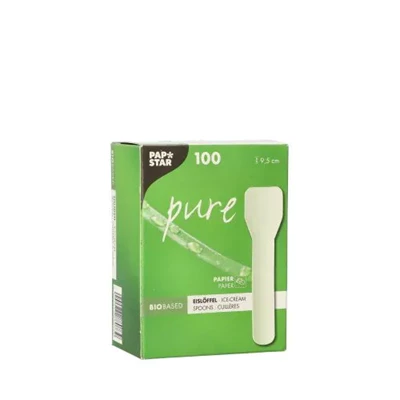 Bestick Glassked Papstar Pure 9,5 cm 100/fp
