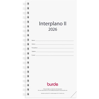 Kalender 2026 Interplano II refill
