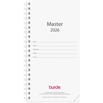 Kalender 2026 Master refill