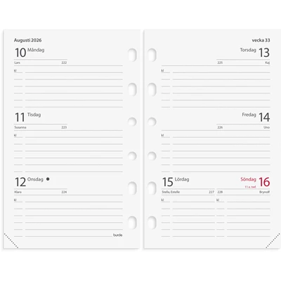 Kalender 2026 Compact kalendersats