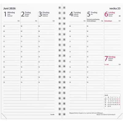 Kalender 2026 Planner kalendersats Interplano II