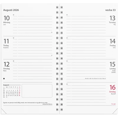 Kalender 2026 Planner kalendersats Master