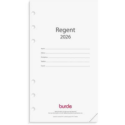 Kalender 2026 Regent kalendersats