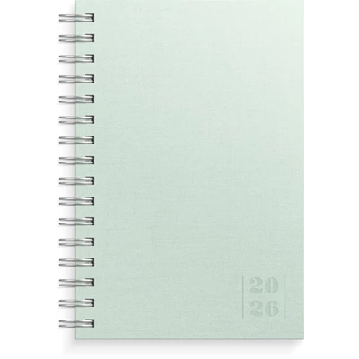 Kalender 2026 Dagbok Textile grön