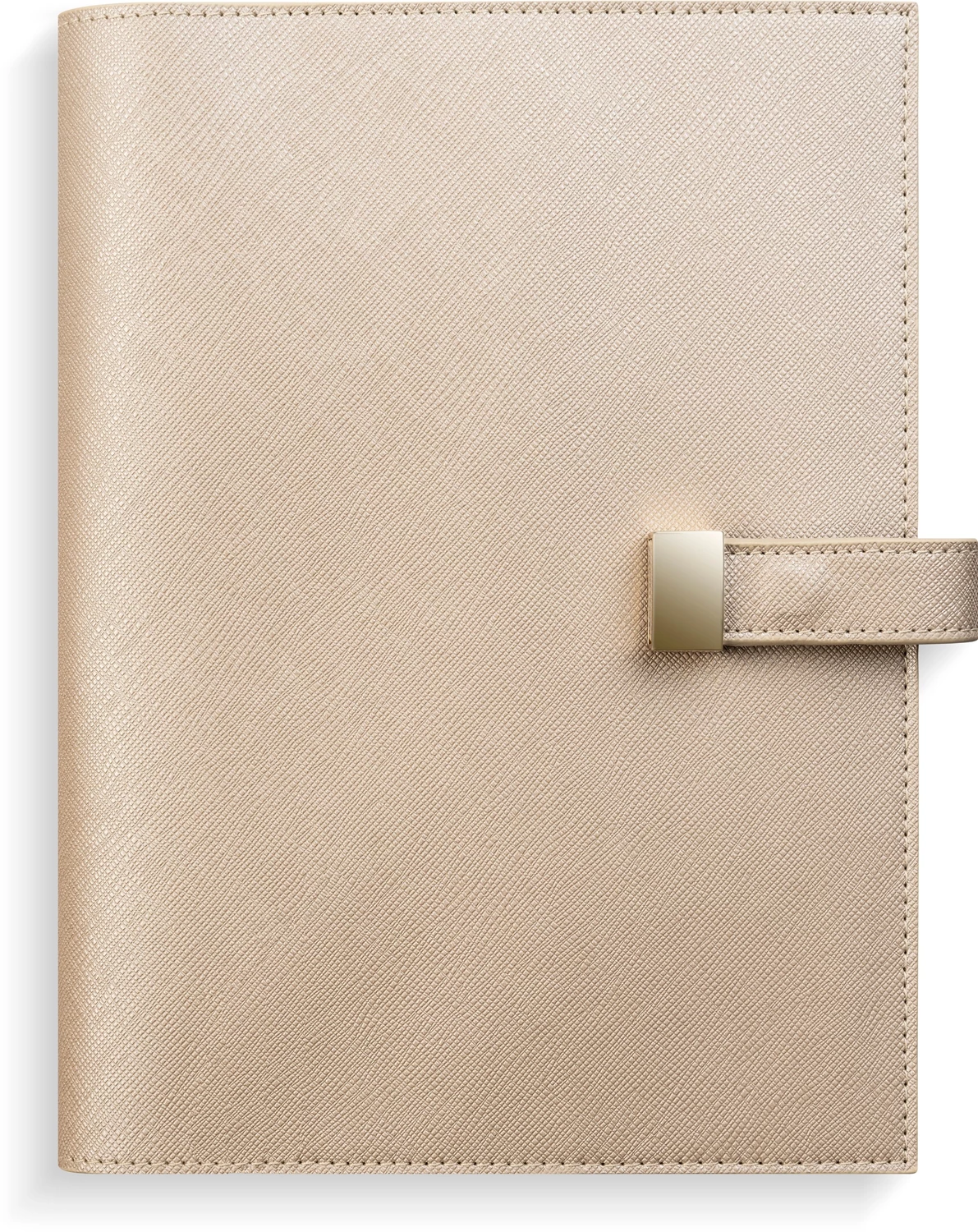 Kalender 2026 Stor Veckokalender beige kontstläder