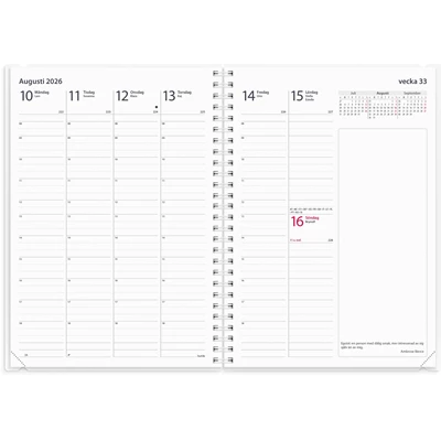 Kalender 2026 Business 4i1