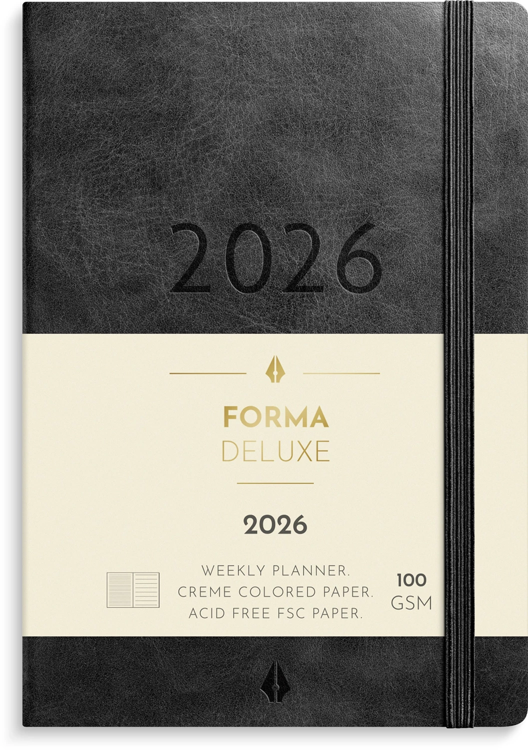 Kalender 2026 Liten Veckokalender Forma Deluxe sva