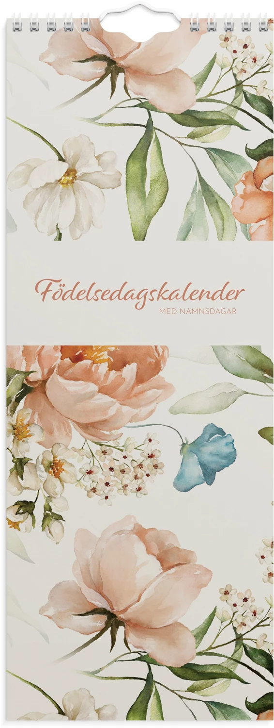 Födelsedagskalender för vägg
