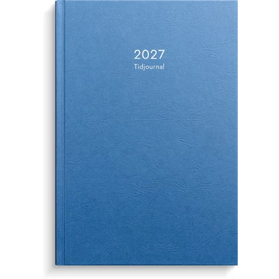 Kalender 2027 Tidjournal blå kartong