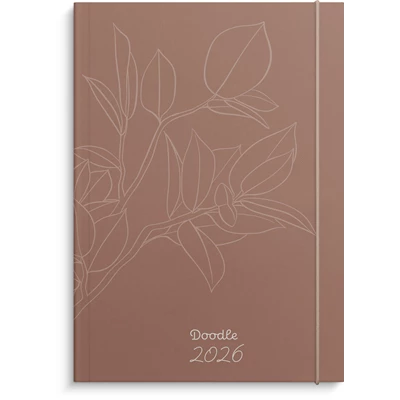 Kalender 2026 Doodle inbunden