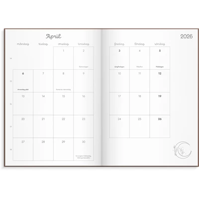 Kalender 2026 Doodle inbunden