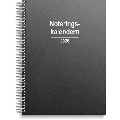 Kalender 2026 Noteringskalendern refill