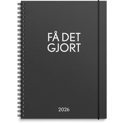 Kalender 2026 Få det gjort svart