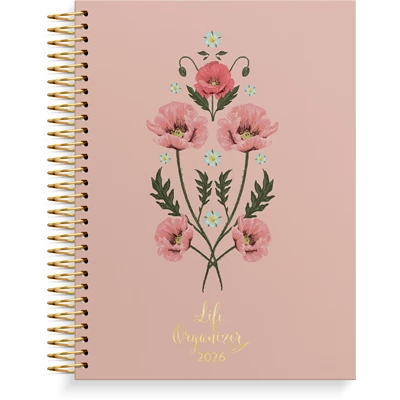 Kalender 2026 Life Organizer rosa