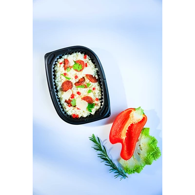 Microform PP 600N svart 600ml 480st