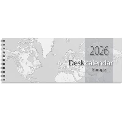 Kalender 2026 Desk calendar Europe