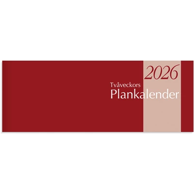 Kalender 2026 Tvåveckors Plankalender