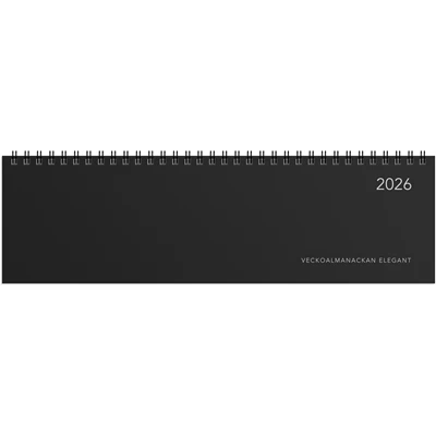 Kalender 2026 Veckoalmanackan Elegant