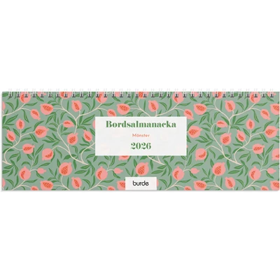 Kalender 2026 Bordsalmanackan Mönster