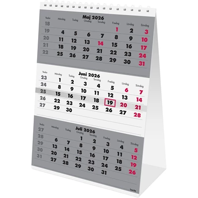 Kalender 2026 Bordskalender Triplaner